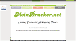 Desktop Screenshot of meindrucker.net